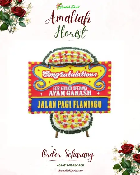 Sewa Papan Bunga Damer